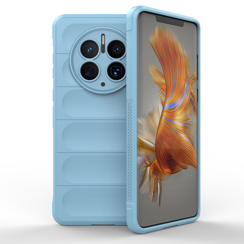 

Противоударный чехол Flexible Case для Huawei Mate 50 Pro, голубой, Flexible Case