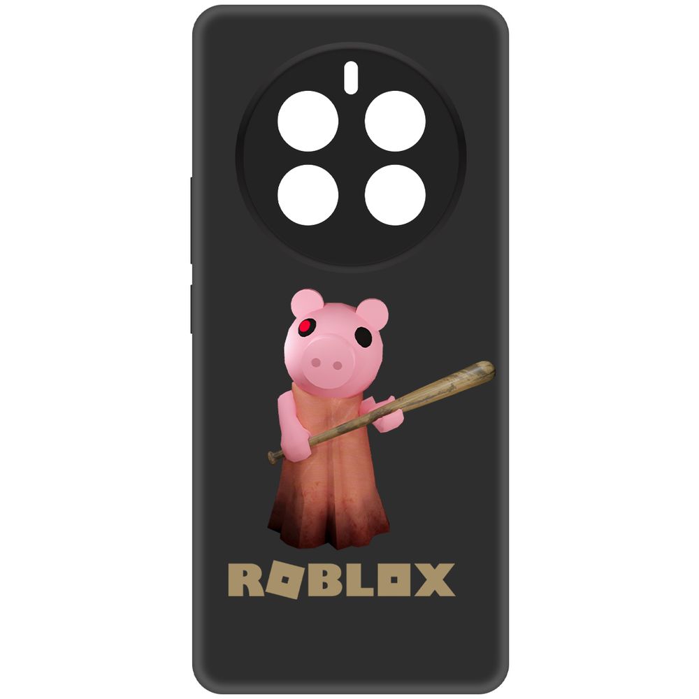 

Чехол-накладка Krutoff Soft Case Roblox-Пигги для Realme 12 Pro+ 5G черный