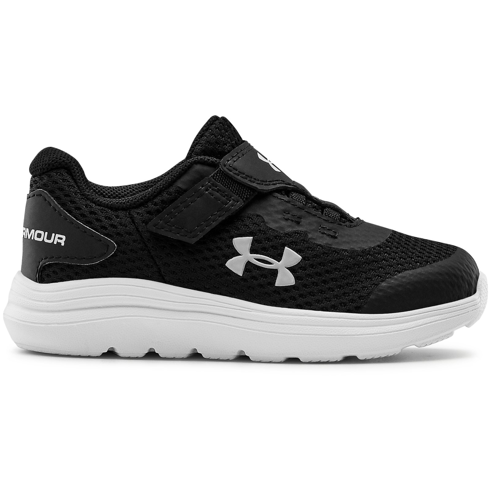 фото Кроссовки детскиеunder armour ua inf surge 2 ac цв. черный р.24 3022874-001