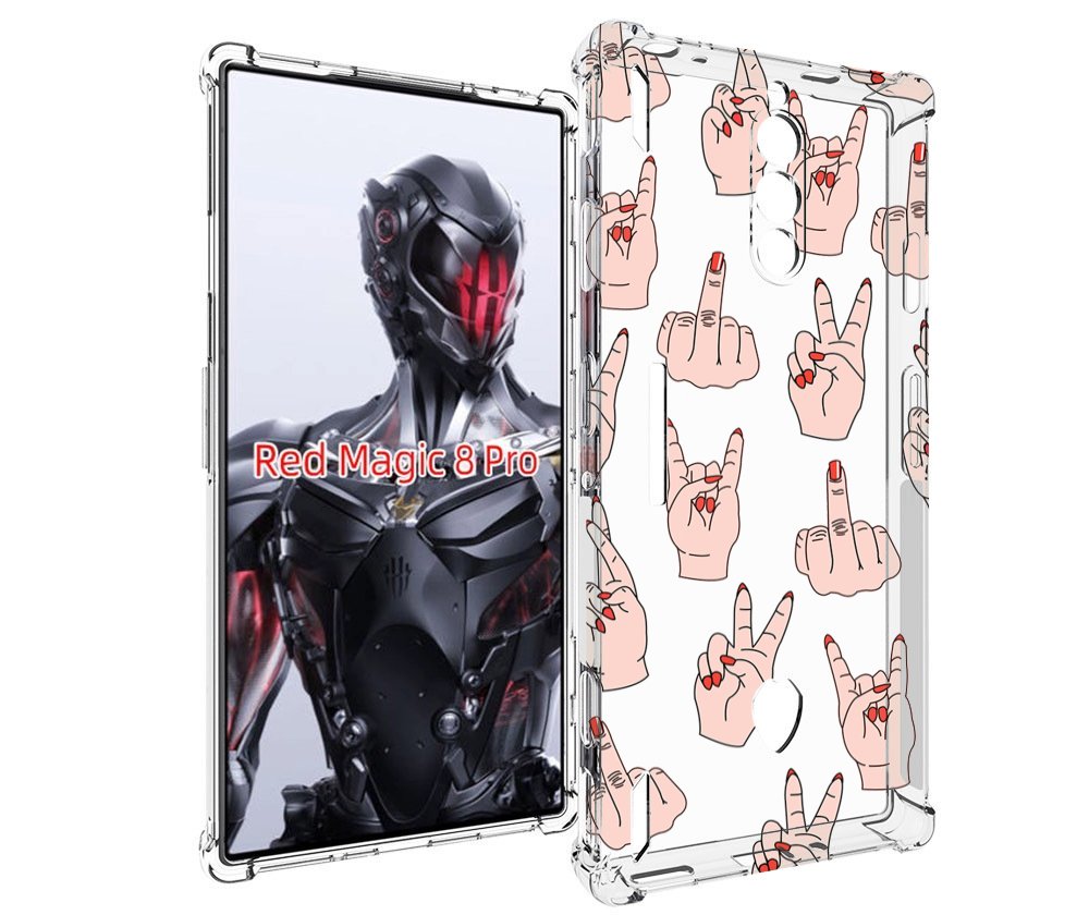 

Чехол MyPads разные-ручки для ZTE Nubia Red Magic 8 Pro / Red Magic 8 Pro Plus, Tocco