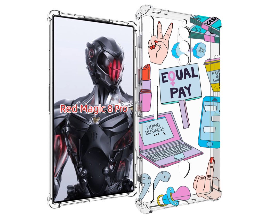 

Чехол MyPads разные-штучки для ZTE Nubia Red Magic 8 Pro / Red Magic 8 Pro Plus, Tocco