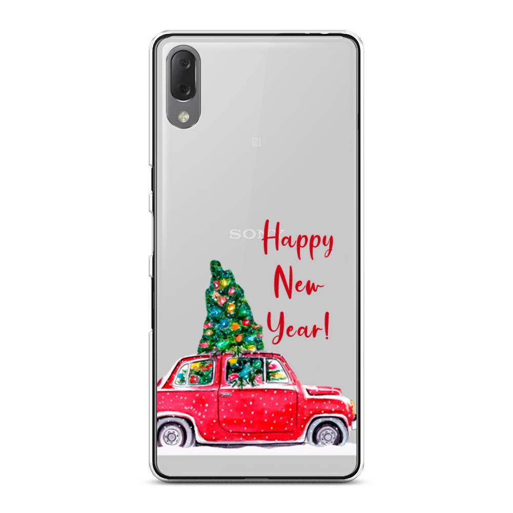 

Чехол на Sony Xperia L3 "Happy New Year", Красный;зеленый, 54450-5