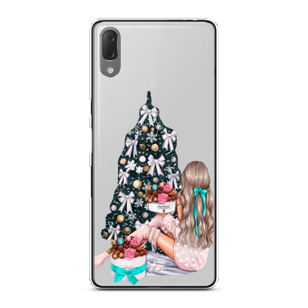 

Чехол на Sony Xperia L3 "New Year", Зеленый;бежевый;голубой, 54450-5