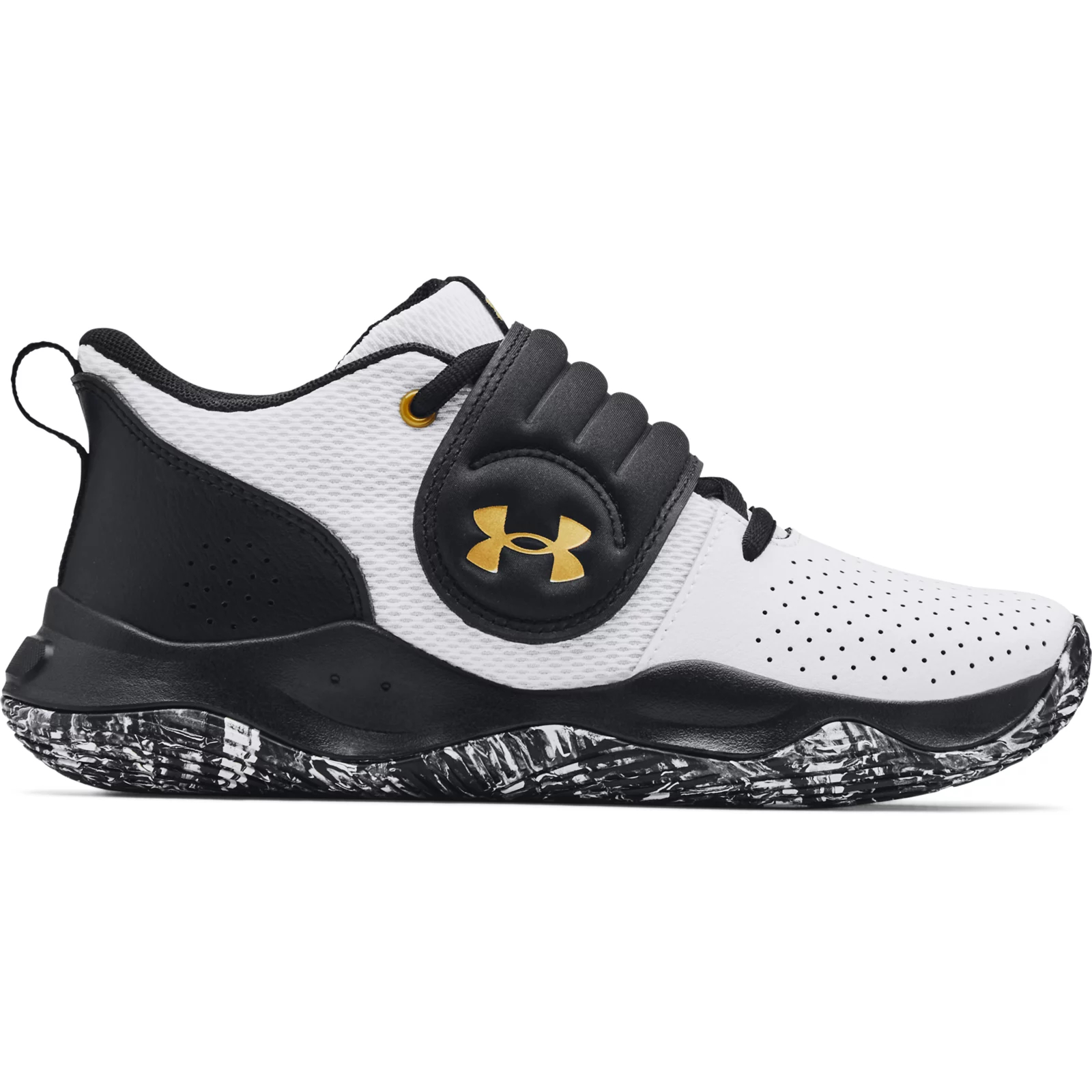 фото Кроссовки детскиеunder armour ua gs zone bb цв. белый р.35 3024262-102