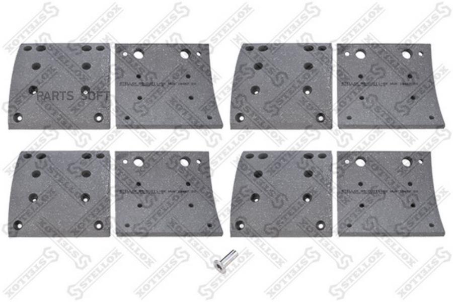 

STELLOX Накладки тормозные STELLOX 8501011sx