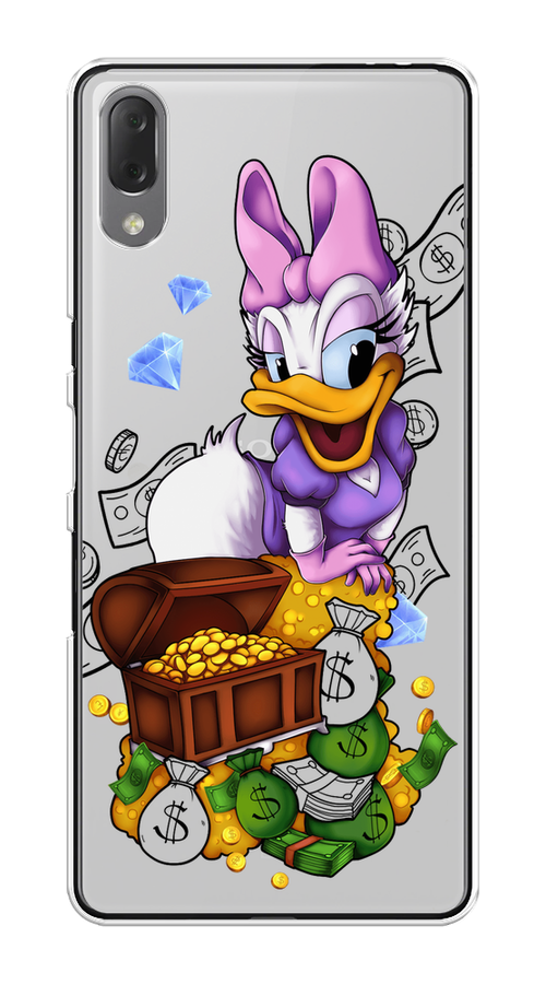 

Чехол на Sony Xperia L3 "Rich Daisy Duck", Коричневый;белый;фиолетовый, 54450-6