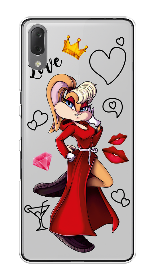 

Чехол на Sony Xperia L3 "Rich Lola Bunny", Красный;бежевый;оранжевый, 54450-6