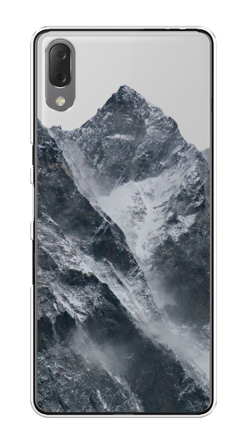 

Чехол на Sony Xperia L3 "Горы арт 4", Серый;бежевый, 54450-2