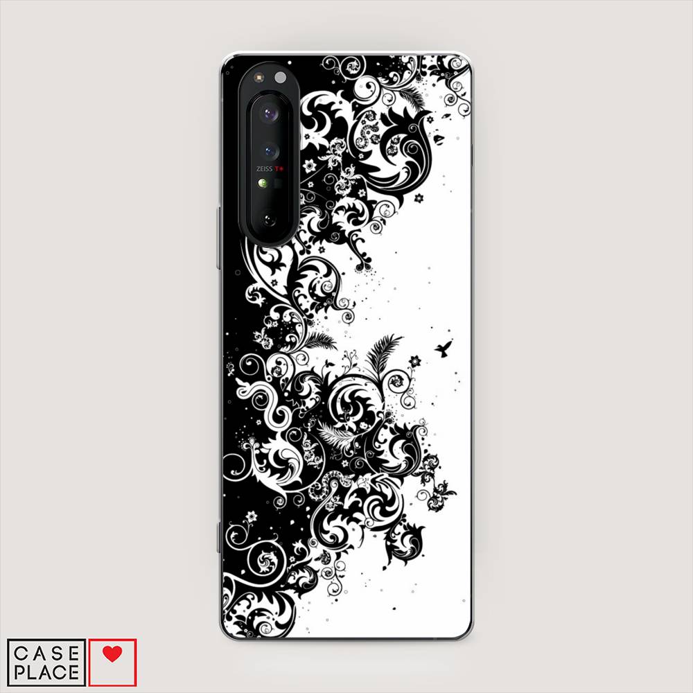 

Чехол на Sony Xperia 1 II "Черно белый узор", Белый;черный;серый, 54550-3
