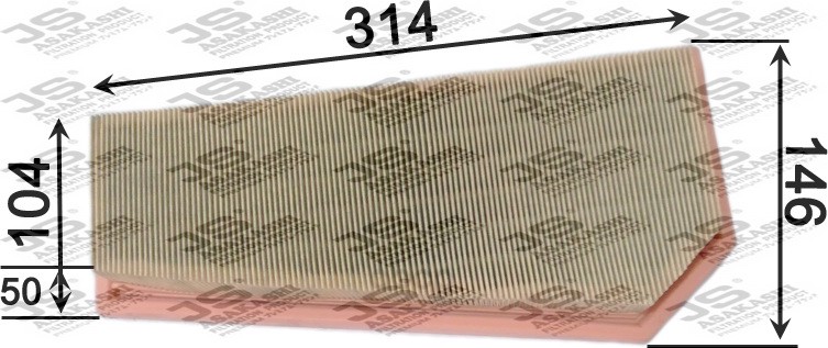 

Фильтр Воздушный JS Asakashi a0466
