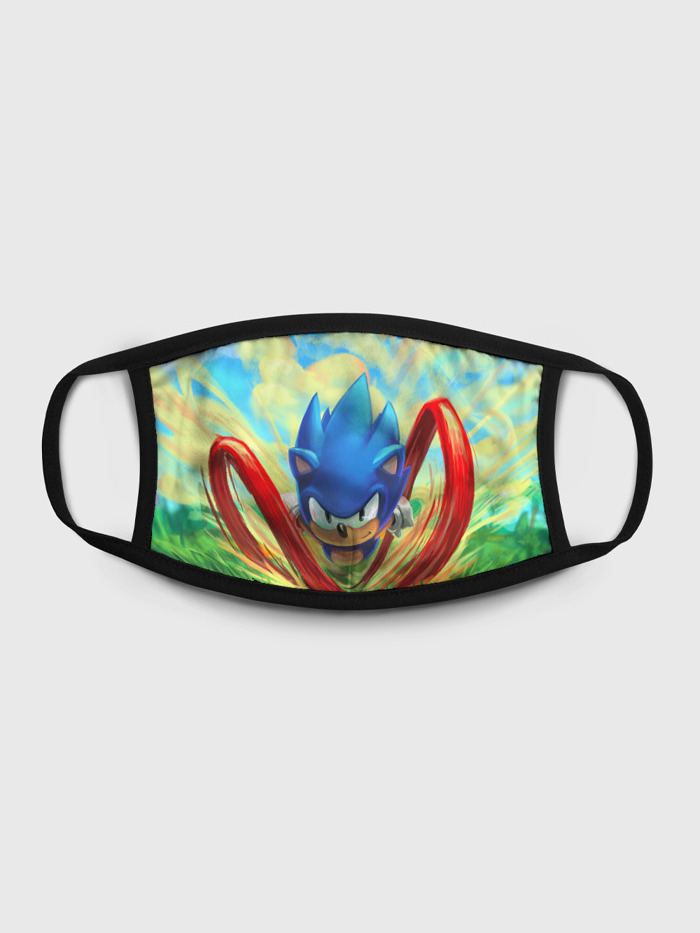 

Многоразовая маска унисекс Burnettie Sonic, Разноцветный, Sonic