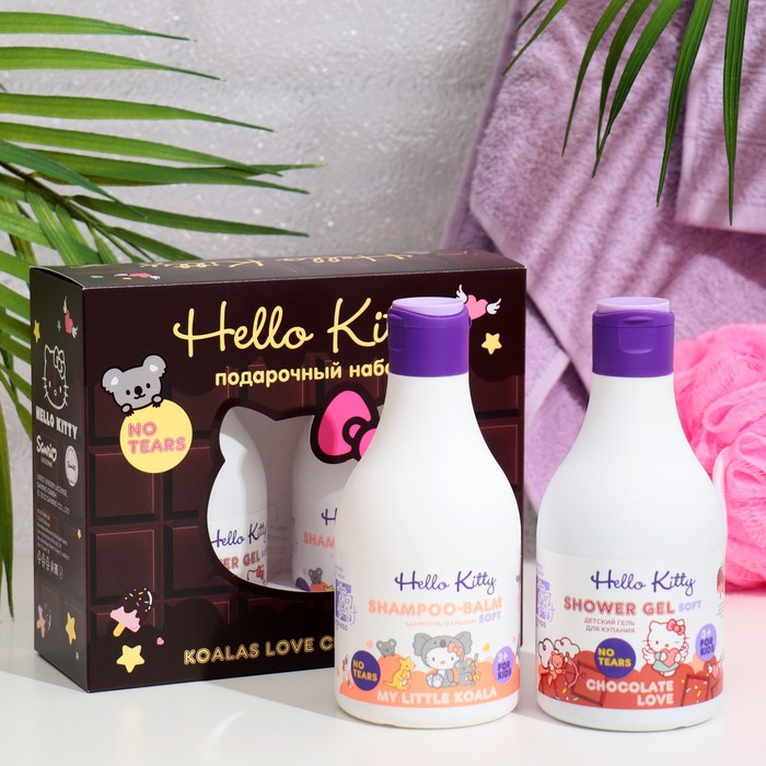 

Понти Парфюм Подарочный набор Hello Kitty Koalas Love Chocolate”, 2x250 мл