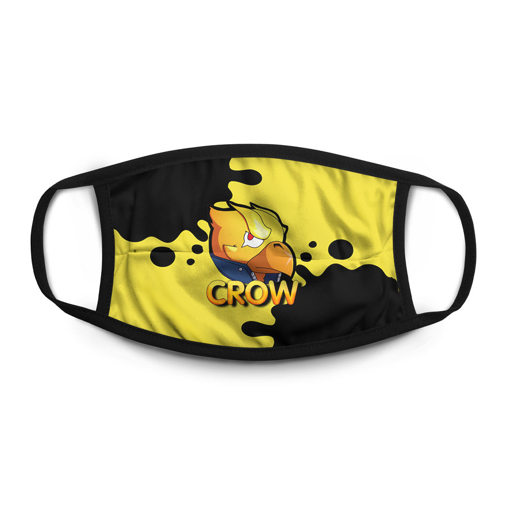 

Многоразовая маска унисекс Burnettie Brawl Stars Crow, Разноцветный, Brawl Stars Crow