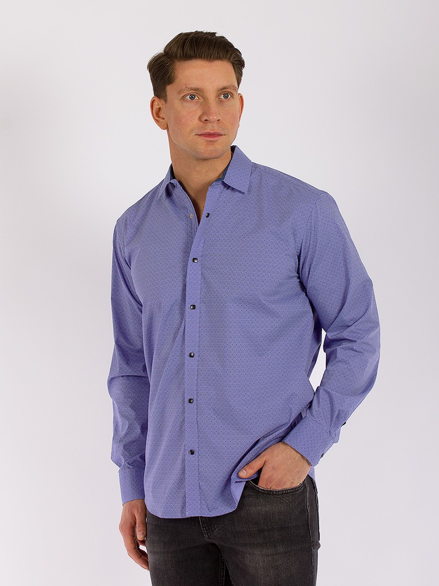 Рубашка мужская PALMARY LEADING GD57001083 фиолетовая 2XL