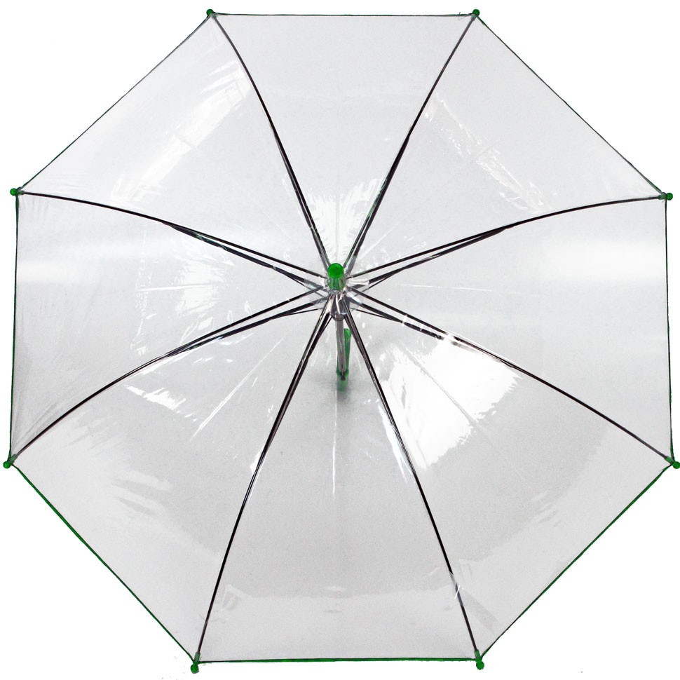 Детский зонт трость UNIVERSAL цветная отделка, автомат, поливинил, купол 87 см