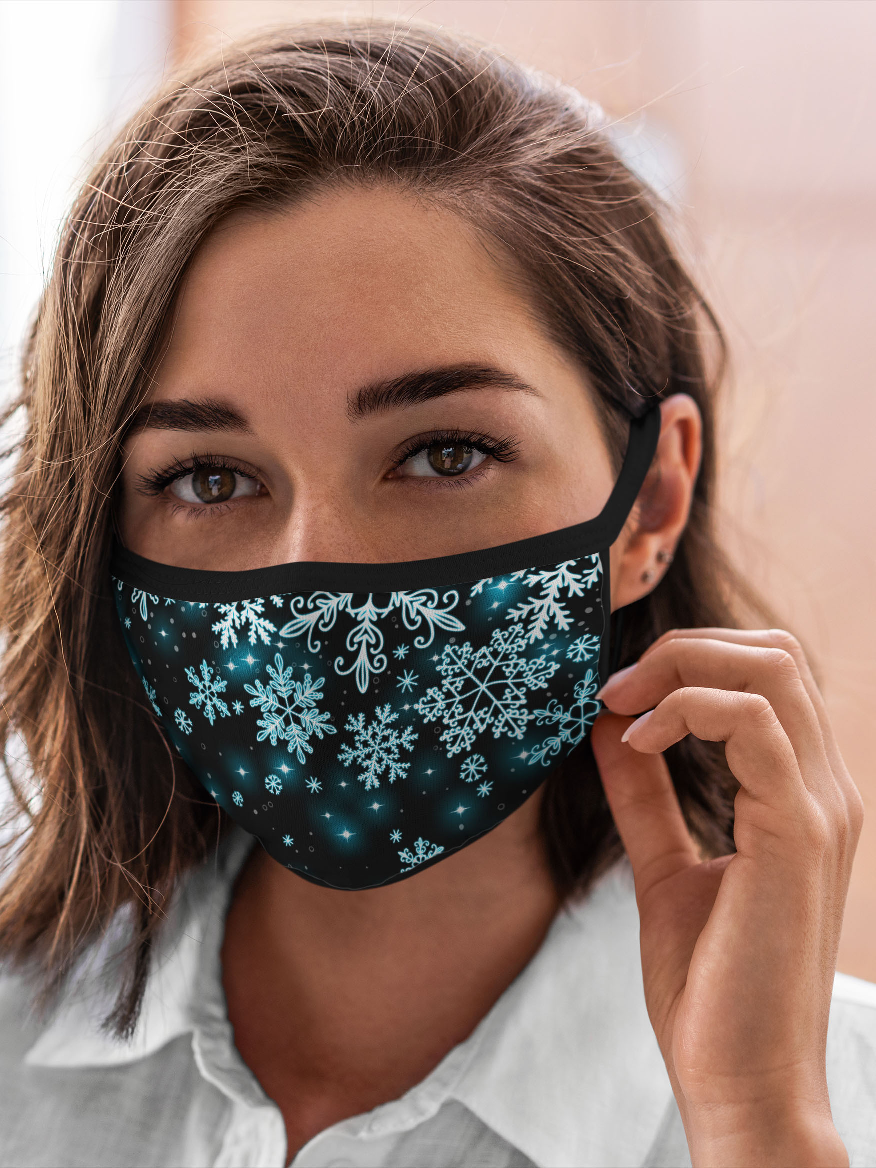 

Многоразовая маска унисекс Burnettie Узоры Космические Снежинки, Разноцветный, Узоры Космические Снежинки