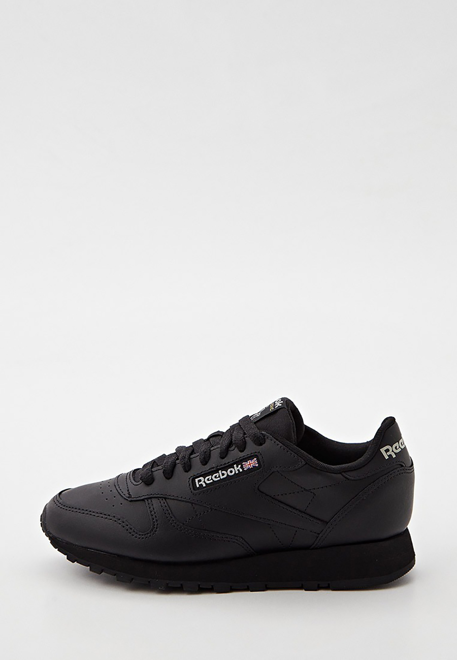 

Кроссовки женские Reebok Classic Leather черные 10 US, Черный, Classic Leather