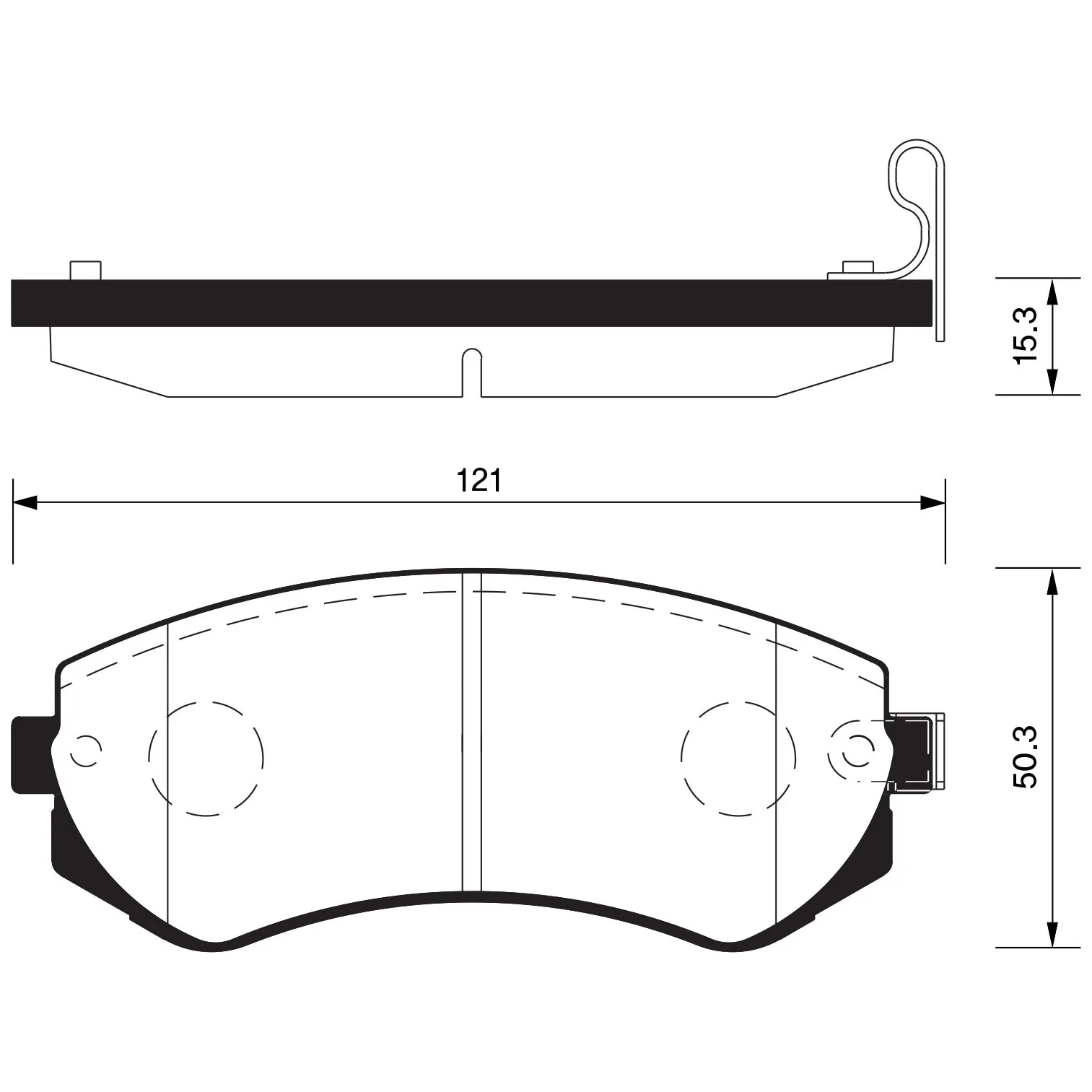 

Колодки передние NISSAN ALMERA N15 SP1492