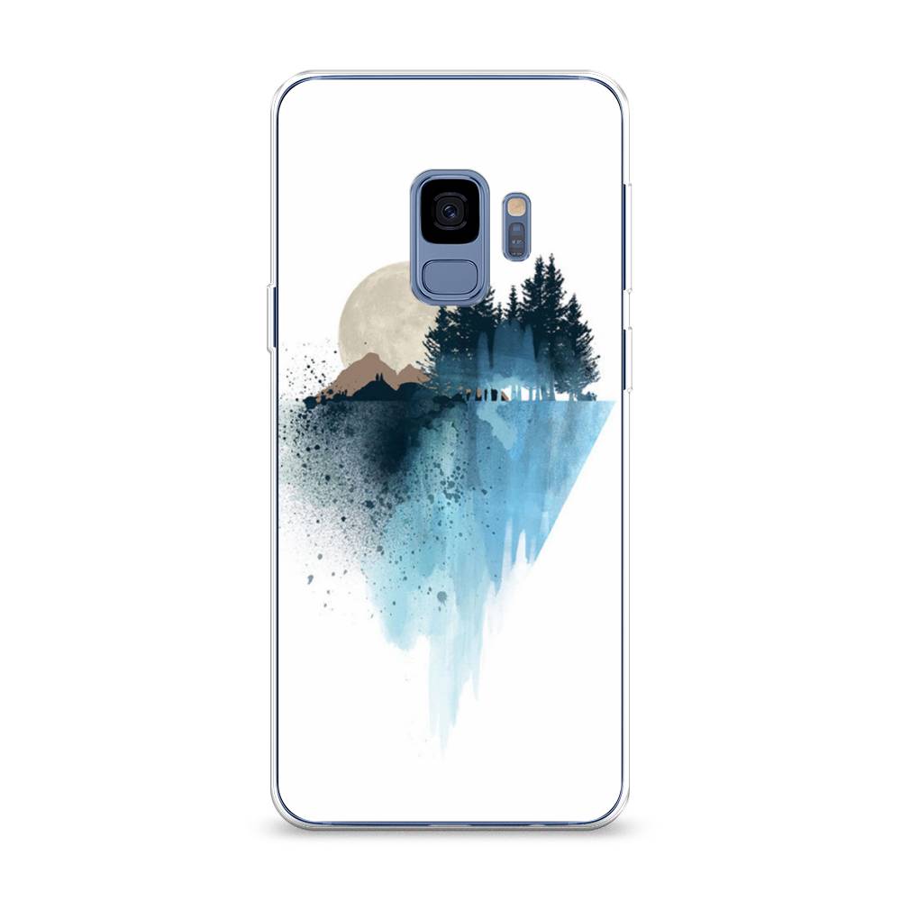 

Чехол Awog на Samsung Galaxy S9 "Горы 5", Голубой, 25750-4