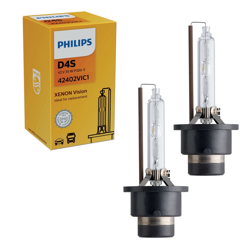Ксеноновая лампа Philips Xenon Vision D4S 35W 1 шт, 42402VIC1