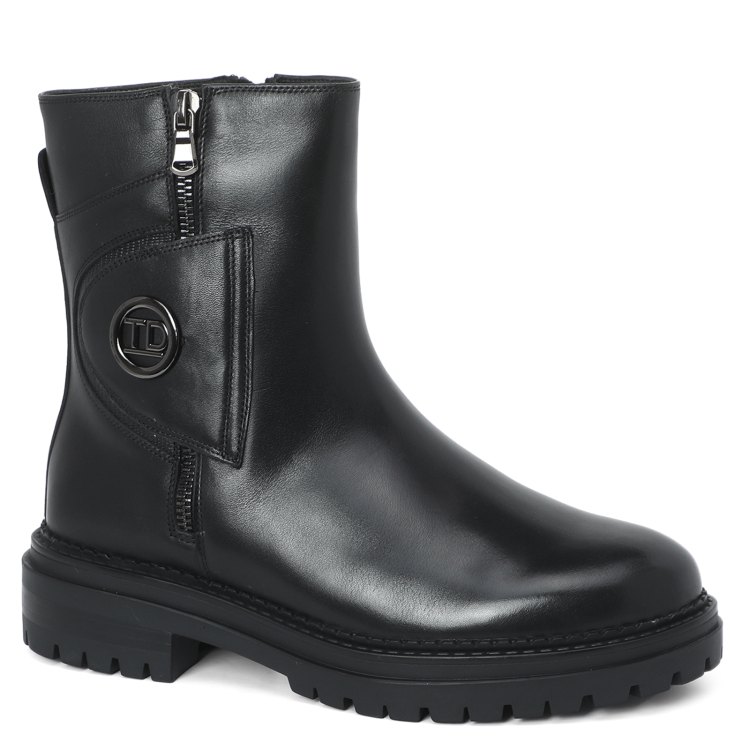 

Полусапоги женские Tendance WY-010G черные 36 EU, Черный, WY-010G