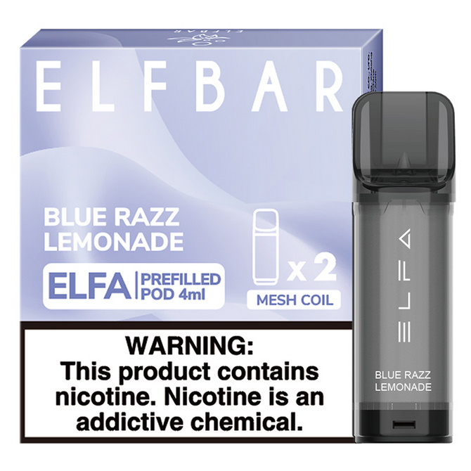 

Картридж Elf Bar Elfa Blue Razz Lemonade 4 мл - 2 шт, 20 мг