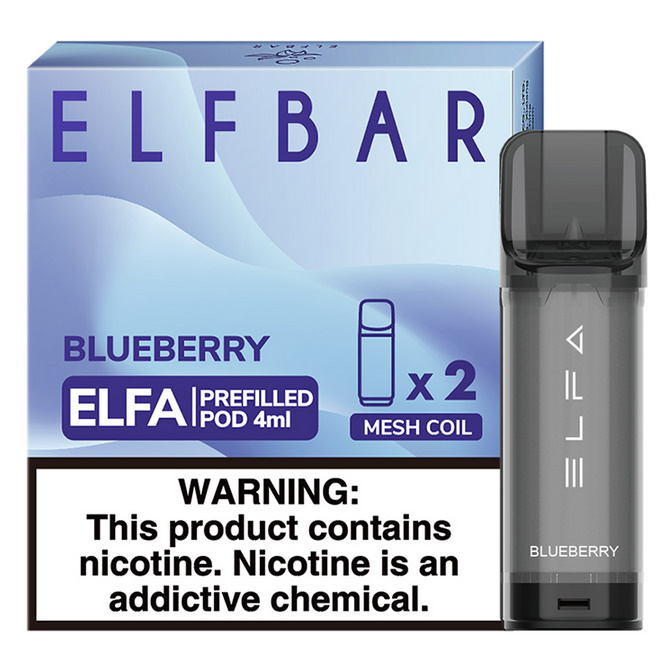 

Картридж Elf Bar Elfa Blueberry 4 мл - 2 шт, 20 мг