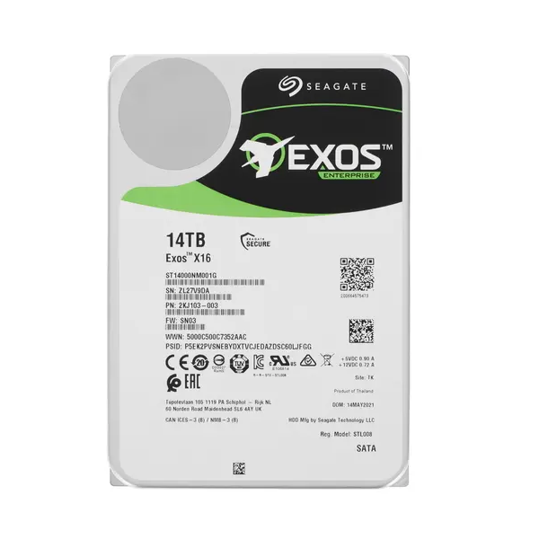 

Жесткий диск Seagate EXOS-1 14 ТБ (ST14000NM001G), EXOS-1