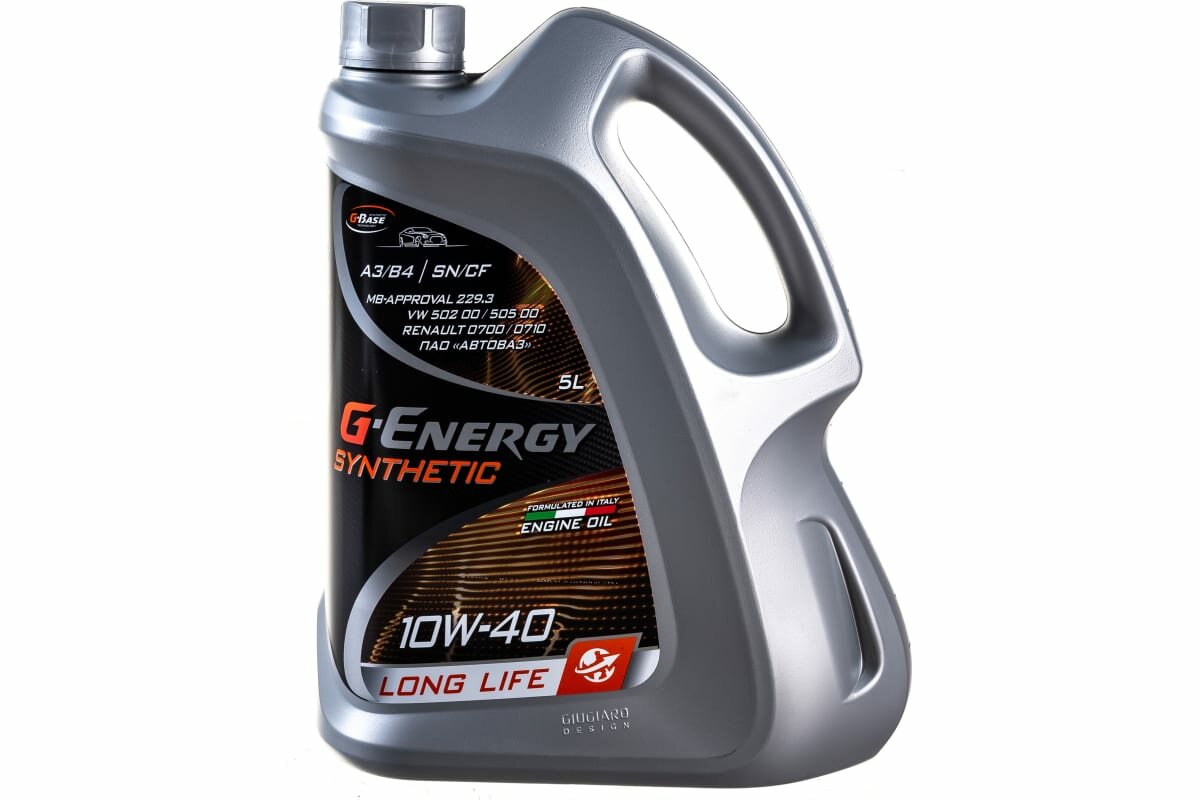 

Моторное масло G-Energy Synthetic Long Life 10W40 5л