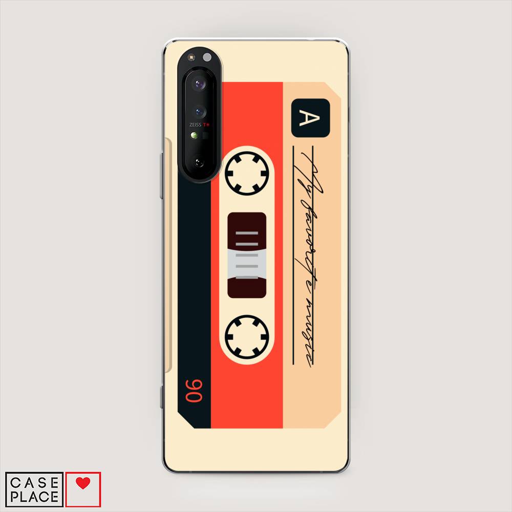 

Чехол на Sony Xperia 1 II "Бежевая кассета", Черный;красный;бежевый, 54550-6