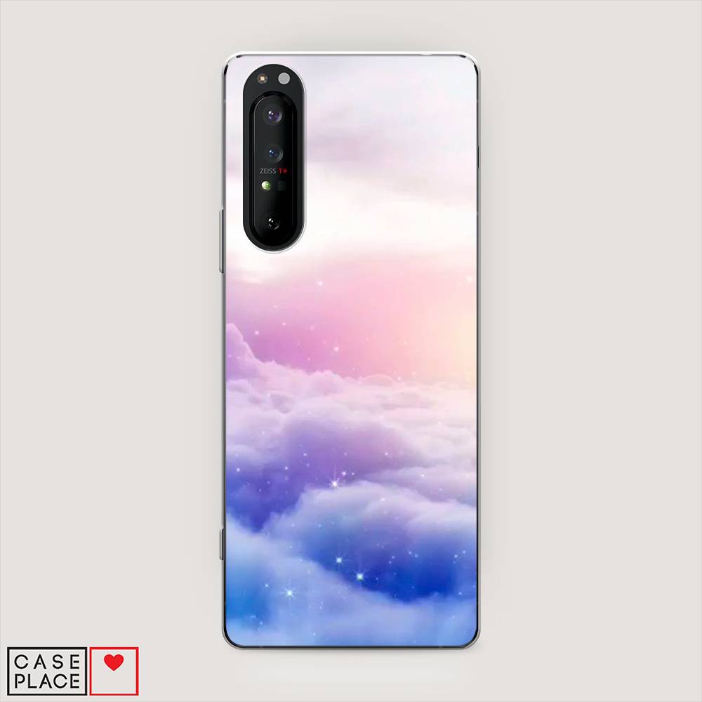 

Чехол на Sony Xperia 1 II "Небеса", Голубой;белый;розовый, 54550-2