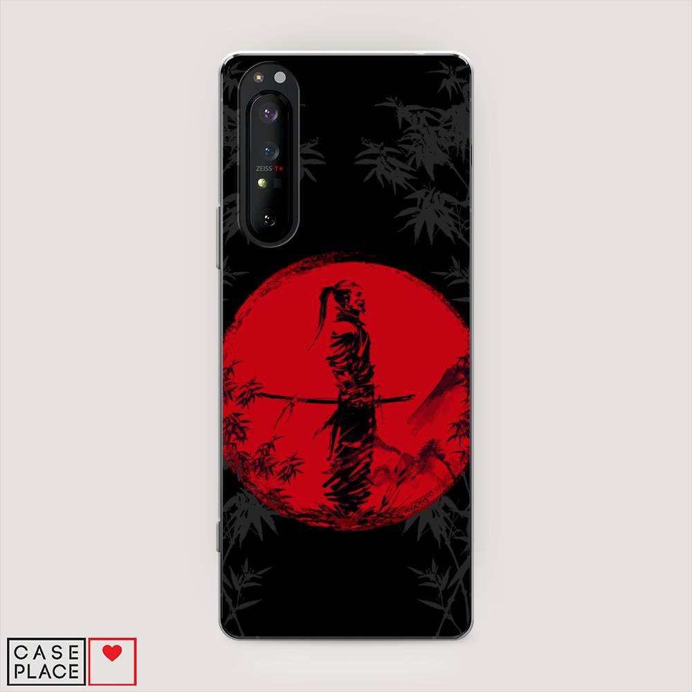 

Чехол на Sony Xperia 1 II "Самурай на красном фоне", Черный;красный;серый, 54550-4