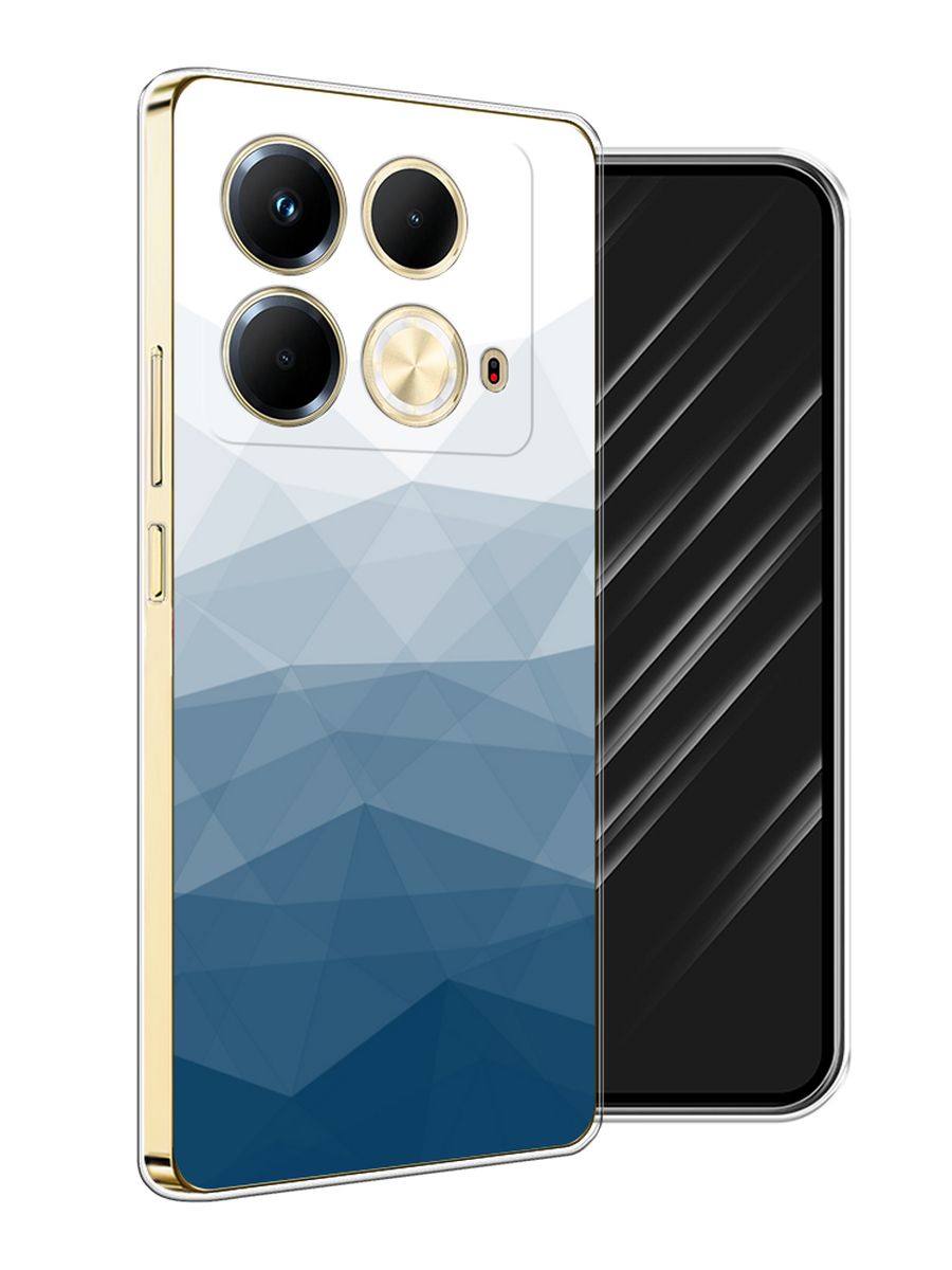 

Чехол Awog на Infinix Note 40 "Абстракция небо", Синий;голубой;белый, 3105850-1