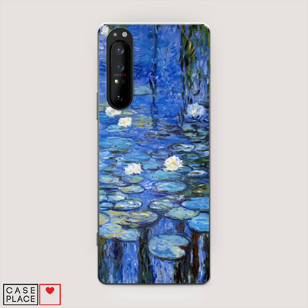 

Чехол на Sony Xperia 1 II "Нарисованный пруд", Синий;зеленый, 54550-4
