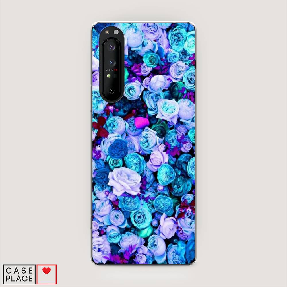 

Чехол на Sony Xperia 1 II "Цветочный ковер", Фиолетовый, 54550-2