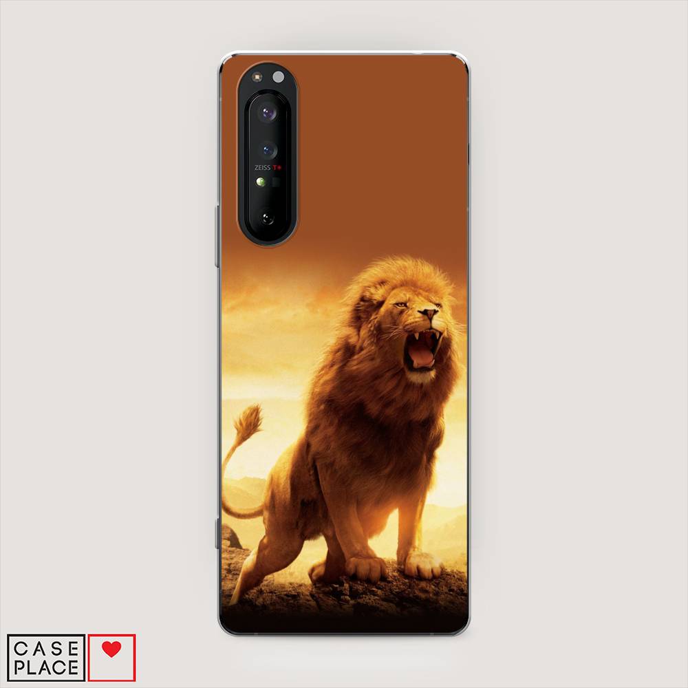 

Чехол на Sony Xperia 1 II "Львиный рык", Коричневый;желтый;оранжевый, 54550-1