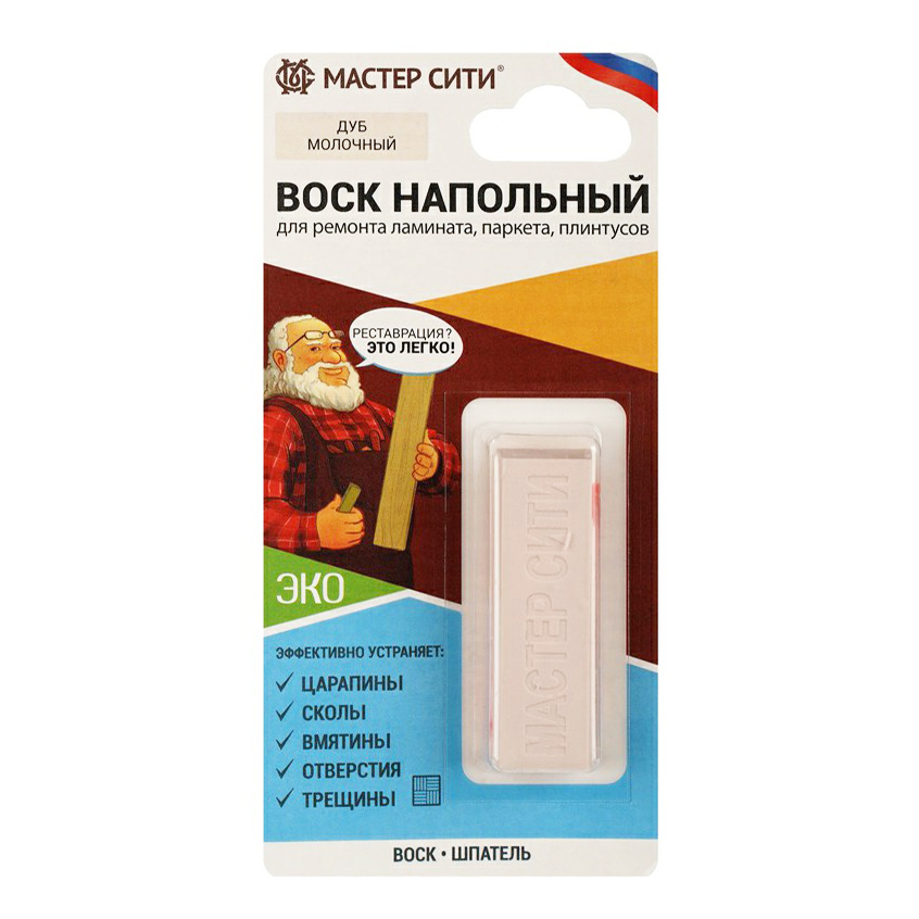 

Воск Мастер Сити Дуб молочный напольный 11 г