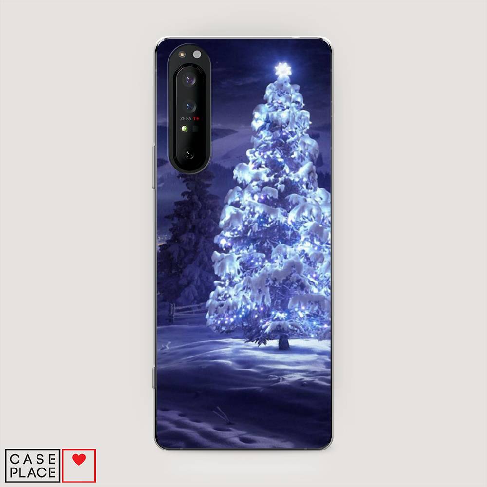 

Чехол на Sony Xperia 1 II "Зима 4", Синий;черный;белый, 54550-2