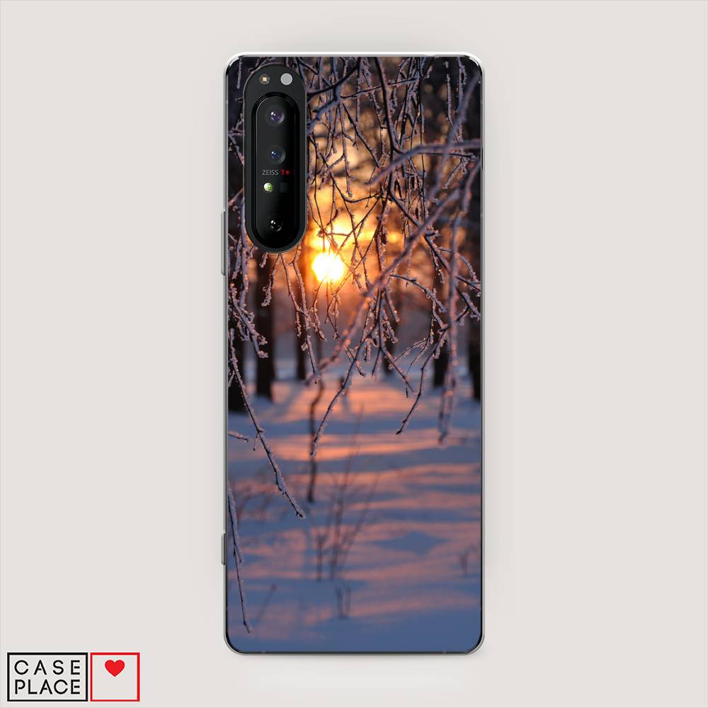 

Чехол на Sony Xperia 1 II "Зима 7", Оранжевый;розовый;черный, 54550-2