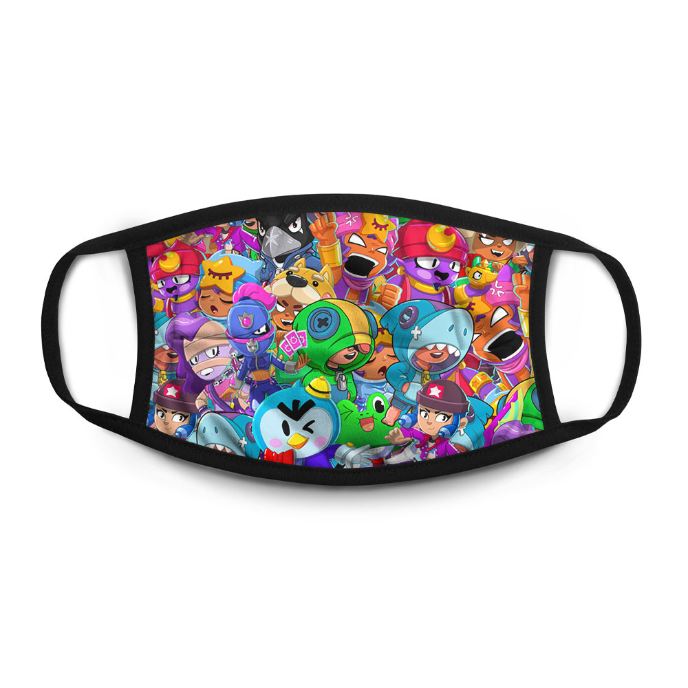 

Многоразовая маска унисекс Burnettie Brawl Stars Бравл Старс Z, Разноцветный, Brawl Stars Бравл Старс Z
