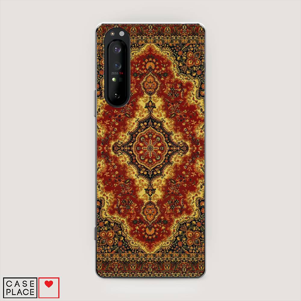 

Чехол на Sony Xperia 1 II "Ковер", Коричневый;золотистый;красный, 54550-3