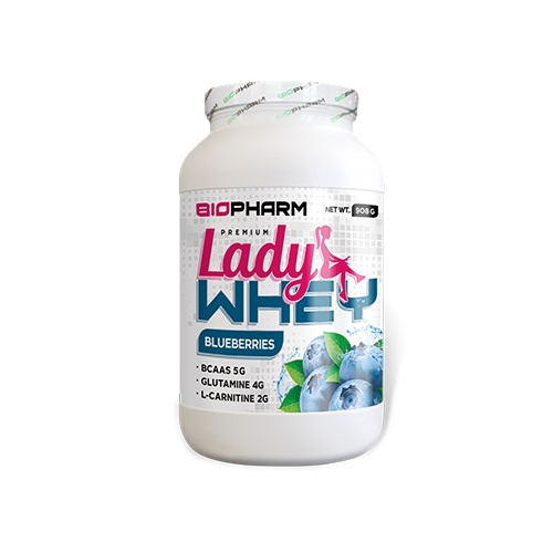 Протеин biopharm Lady Whey Premium 908 гр Blueberries
