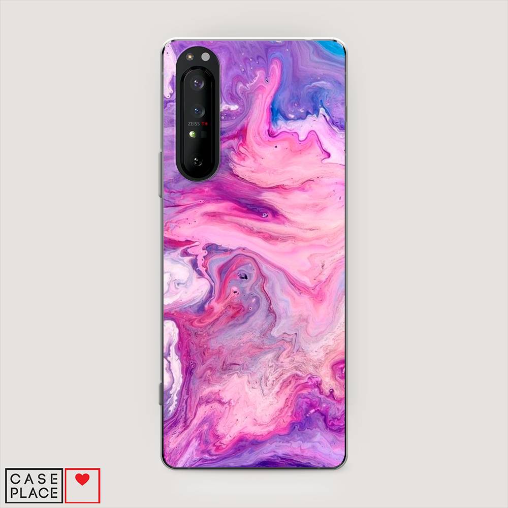 

Чехол на Sony Xperia 1 II "Нежно-розовая абстракция", Розовый, 54550-3
