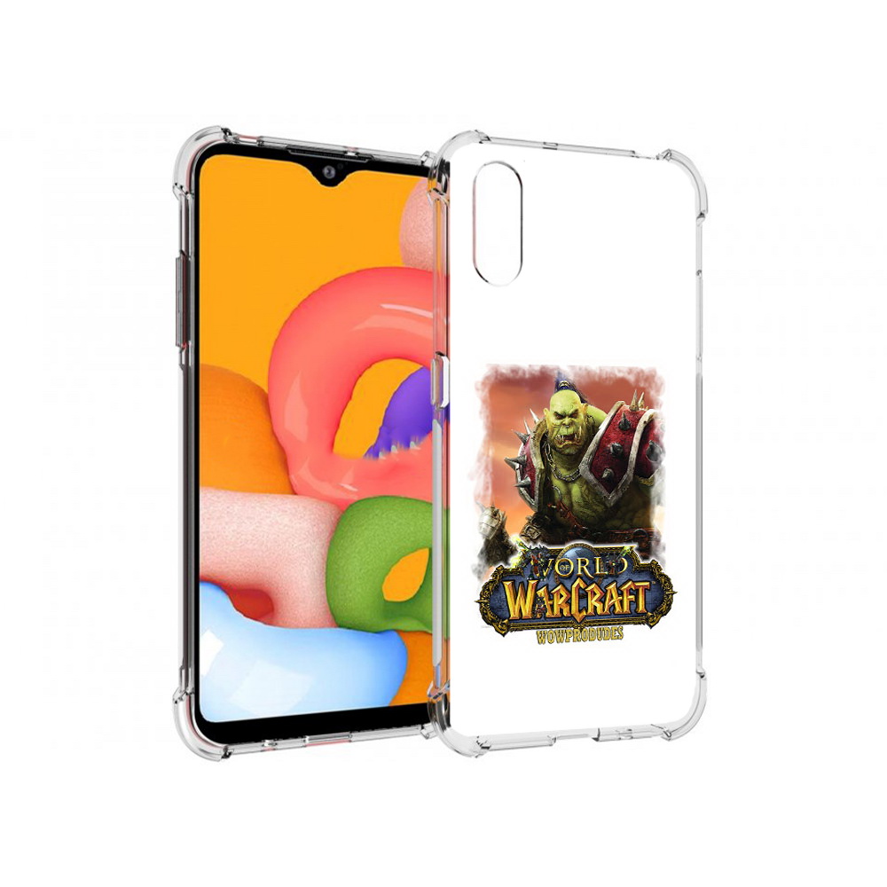 

Чехол MyPads Tocco для Samsung Galaxy A01 Варкрафт (PT144711.509.39), Прозрачный, Tocco