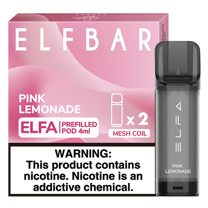 

Картридж Elf Bar Elfa Pink Lemonade 4 мл - 2 шт, 20 мг