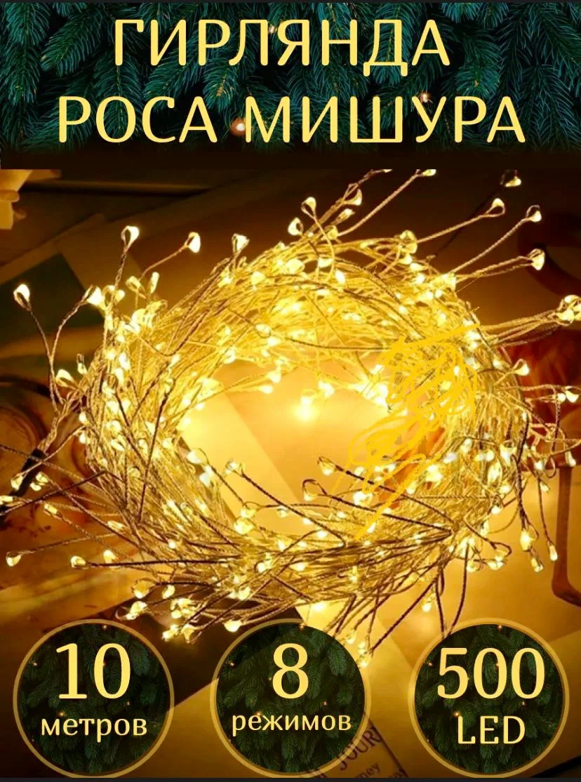 

Гирлянда электрическая grm01006 10 м, grm01