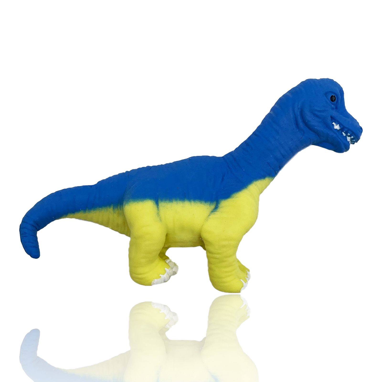 фото Игрушка-антистресс market toys lab динозавр jurassic world dino-strech-blue-yellow