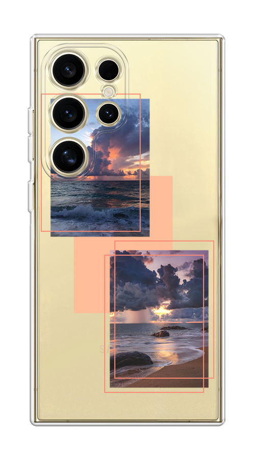 

Чехол на Samsung Galaxy S24 Ultra "Sky collage", Розовый;прозрачный;синий, 2109250-1