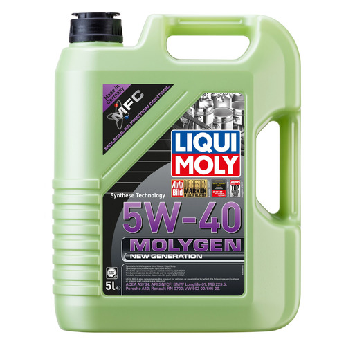 

Моторное масло LIQUI MOLY Molygen New Generation, 5W-40, 5л, синтетическое [9055]