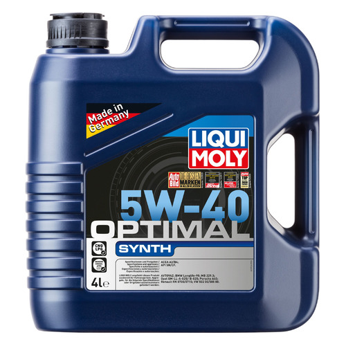 

Моторное масло LIQUI MOLY Optimal Synth, 5W-40, 4л, синтетическое [3926]